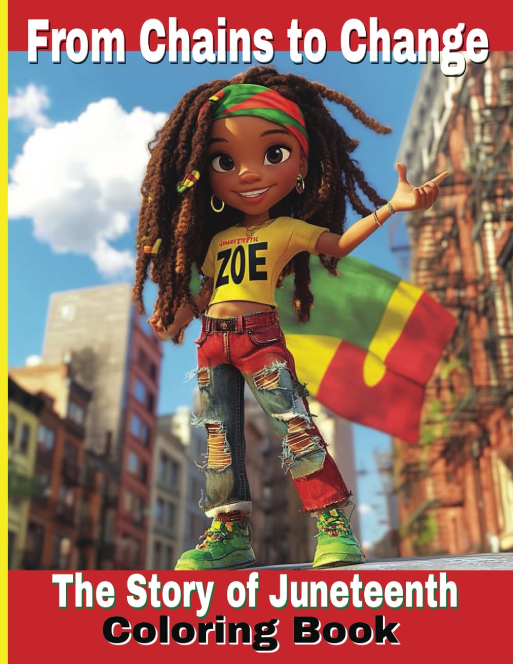 The Story of JuneTeenth: Zoe Coloring Book/June Issue '2025