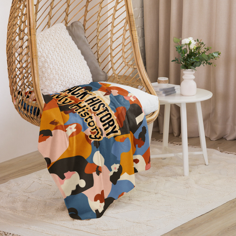 Cozy Black History/Sherpa Blanket