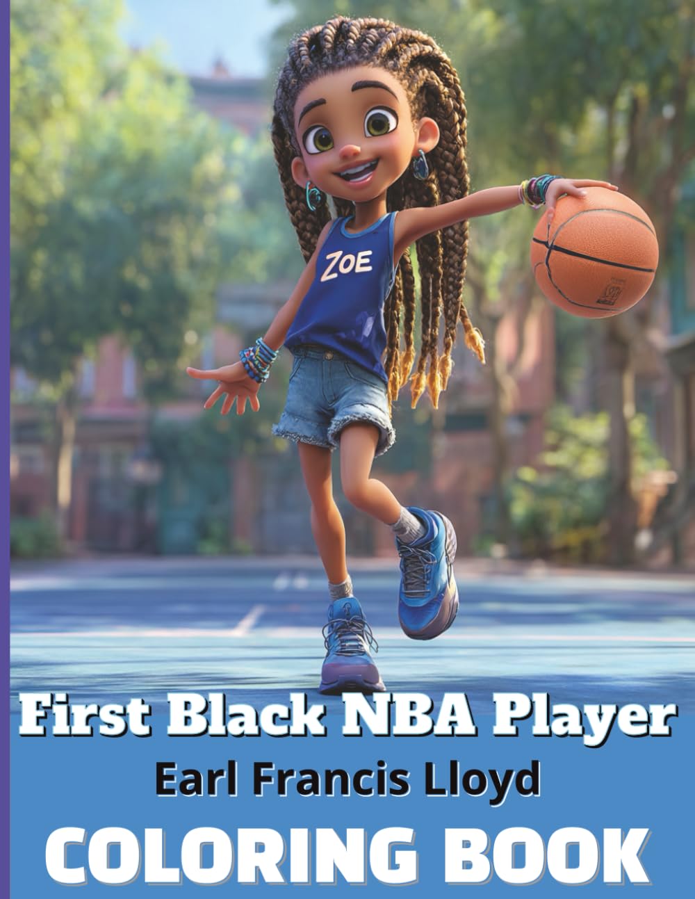 First Black NBA Player Coloring Book/August Issue