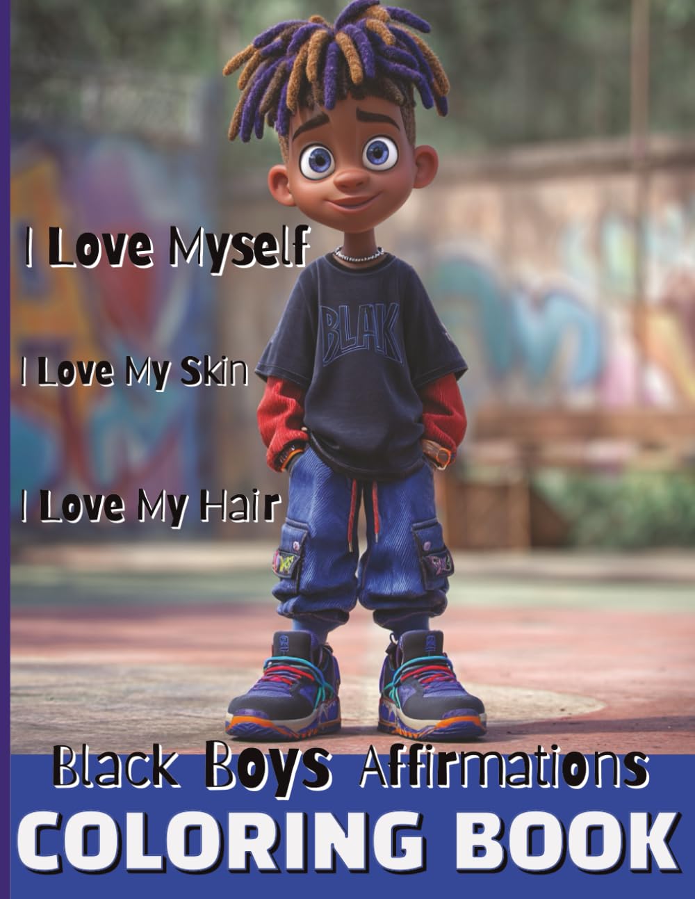 Black Boys Affirmations Coloring Book