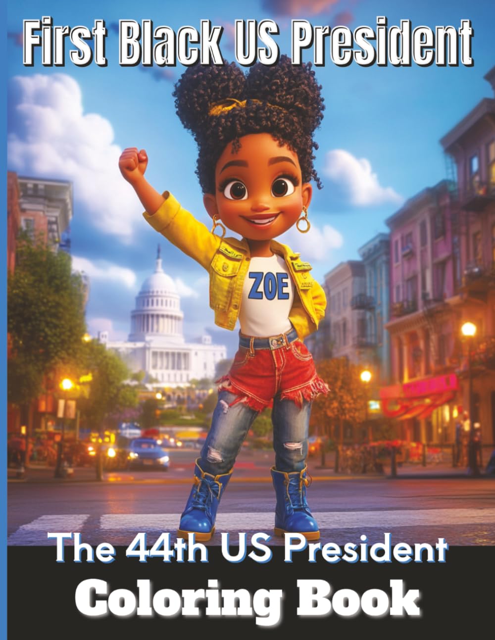 First Black US President: Coloring Book/January Issue '2025