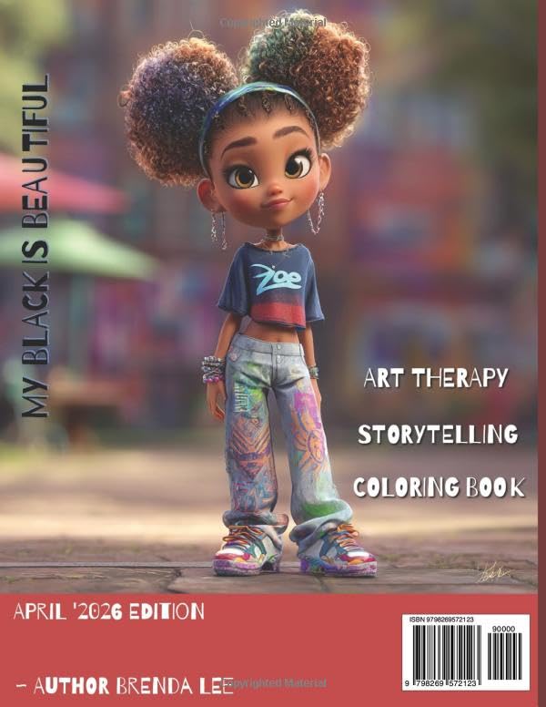 Black Girls Affirmations Coloring Book