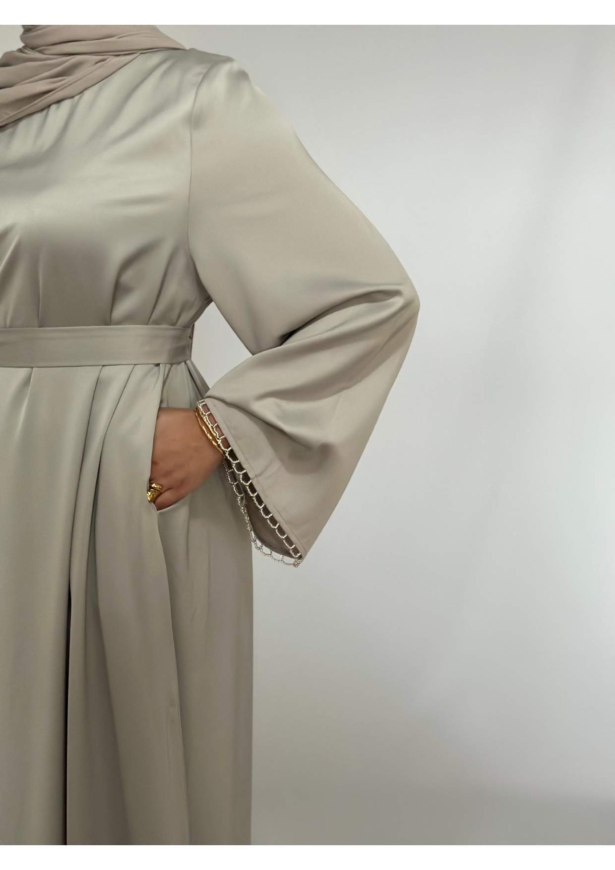 Abaya NOOR gris