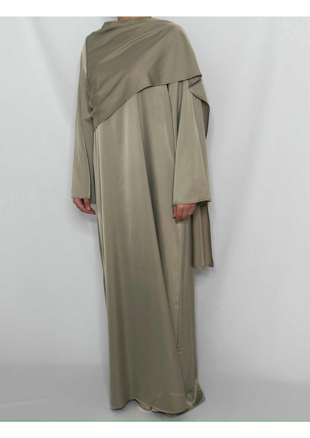 Abaya NAYA vert sauge 