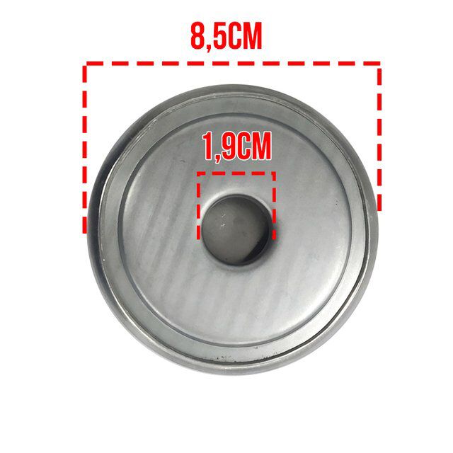 ESPALHADOR DAKO GDE ALUMINIO RETO (FURO P)