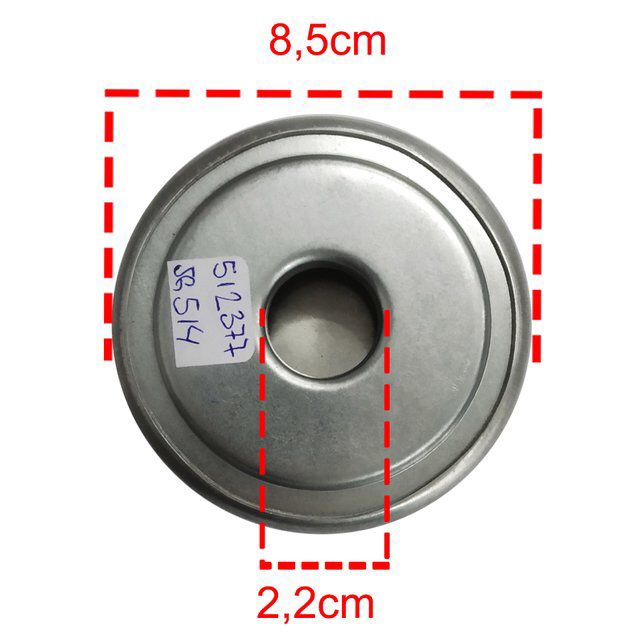 ESPALHADOR DAKO GDE ALUMÍNIO RETO (FURO G)