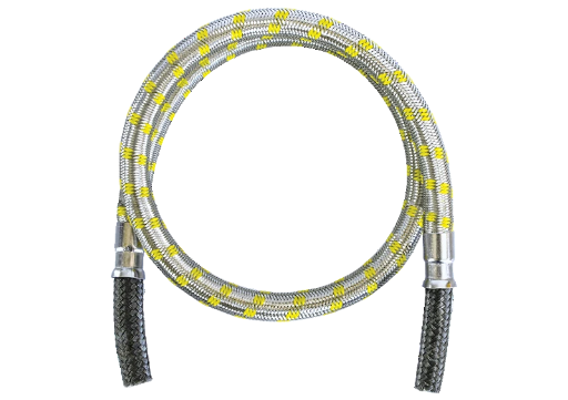 MANGUEIRA PP AÇO INOX 1m