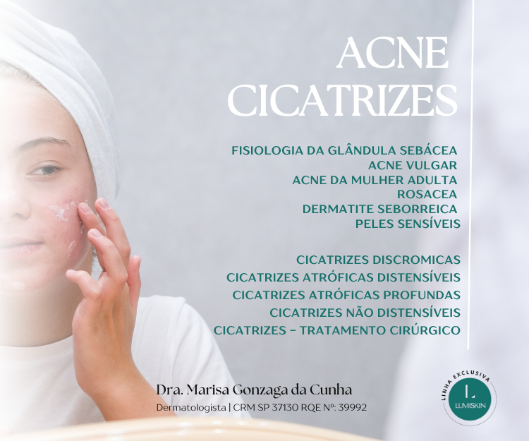 EVENTO: AULA ACNE e CICATRIZES - DRA. MARISA GONZAGA