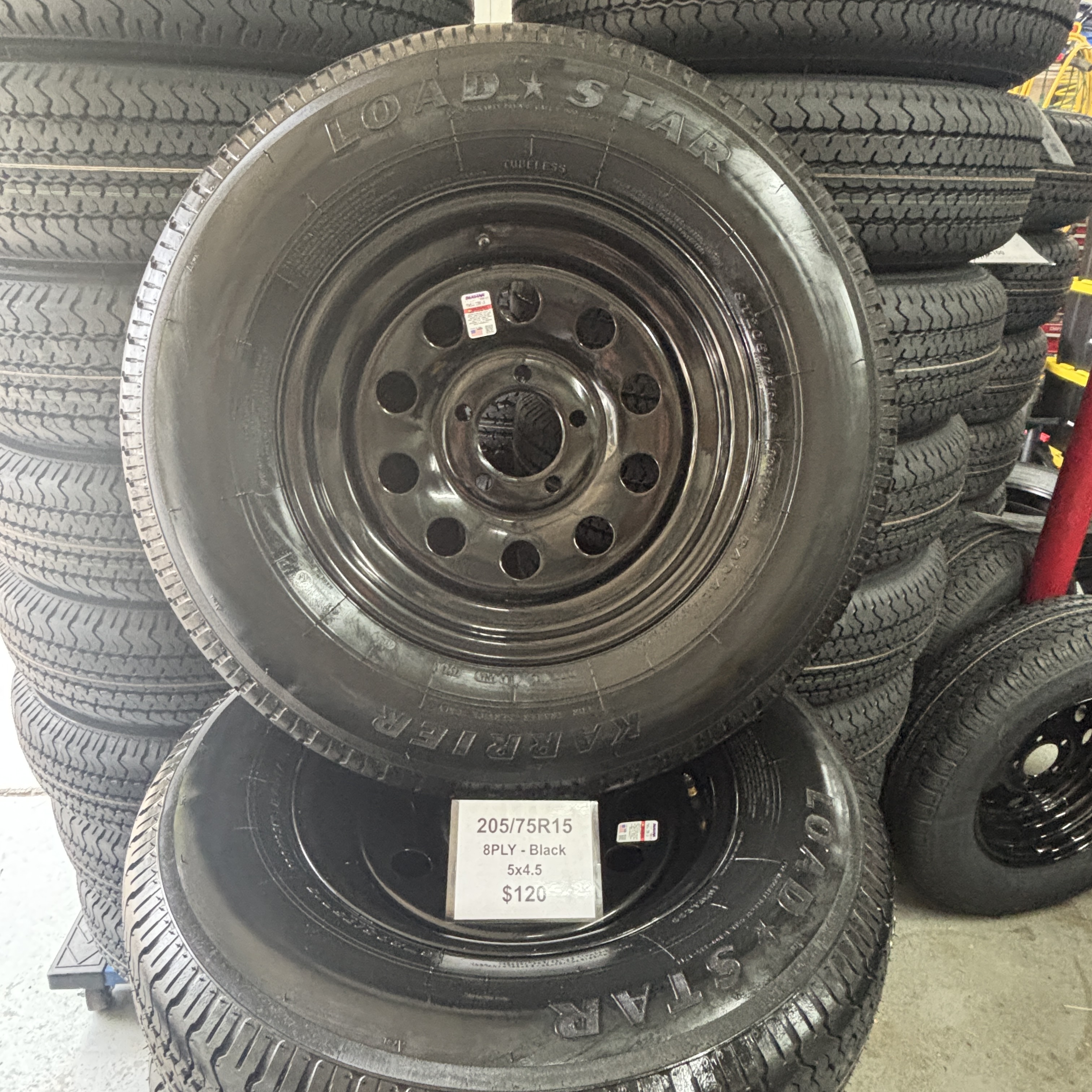 205/75R15 5x4.5 8 Ply