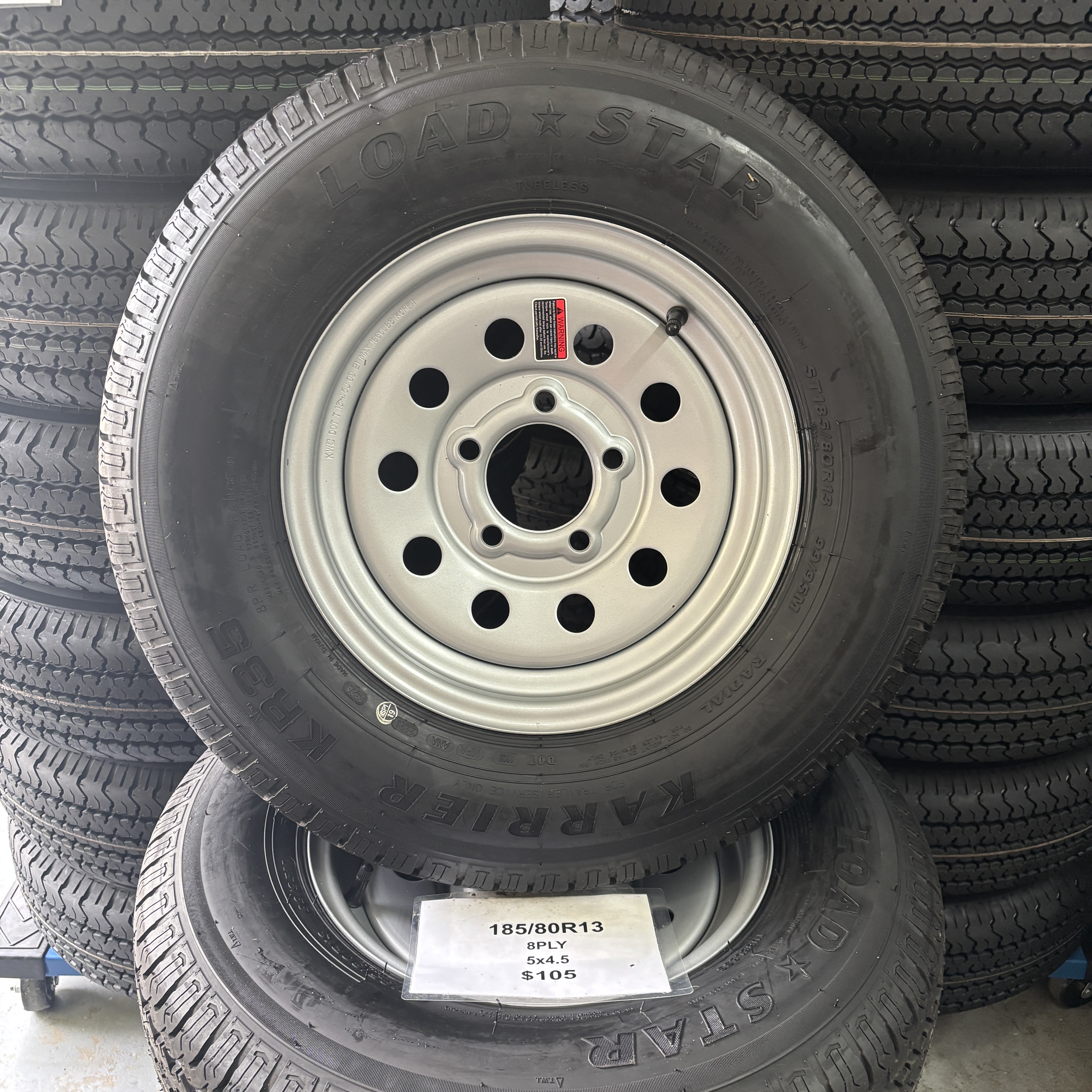 185/80R13 8Ply