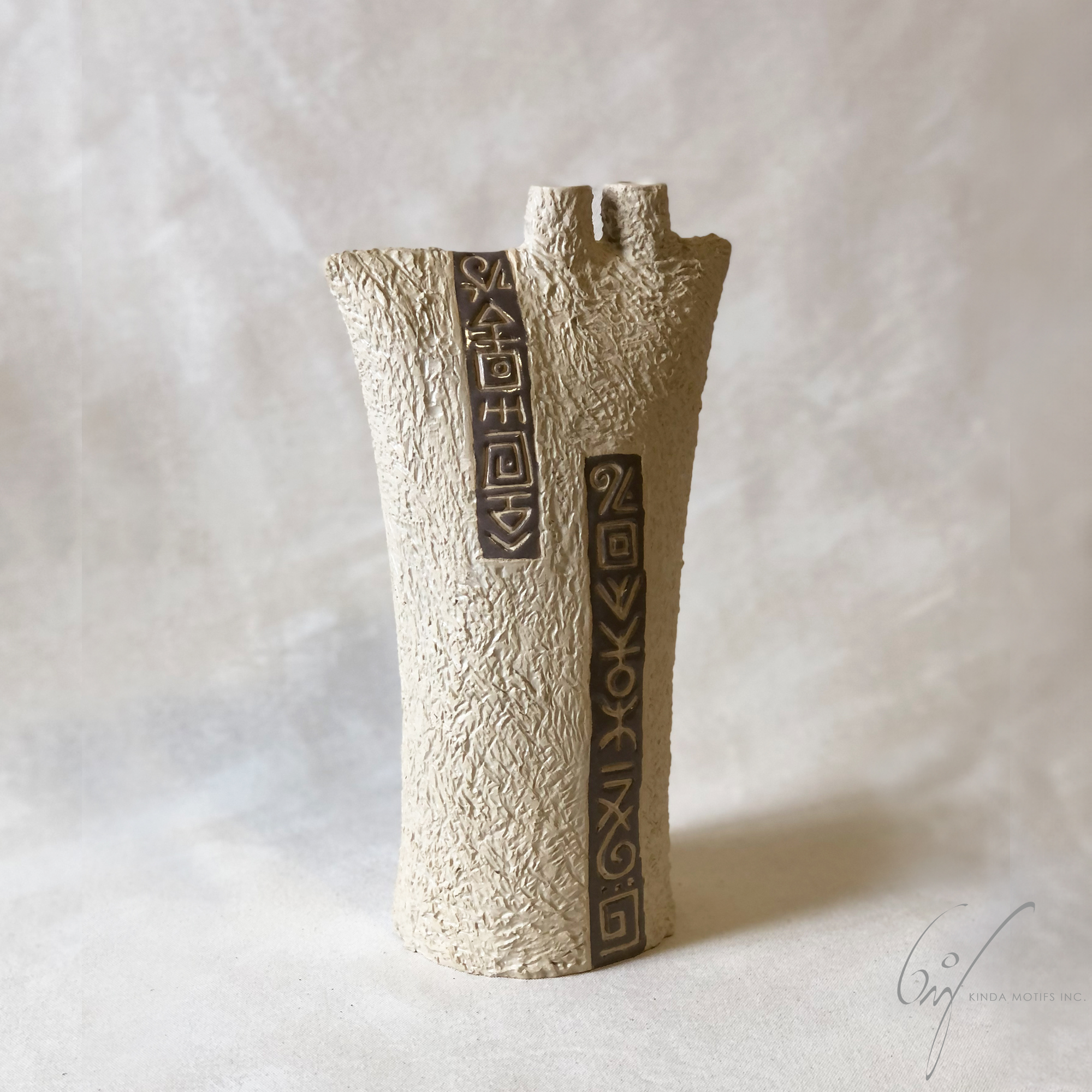 Handcrafted Textured Ceramic Vases
