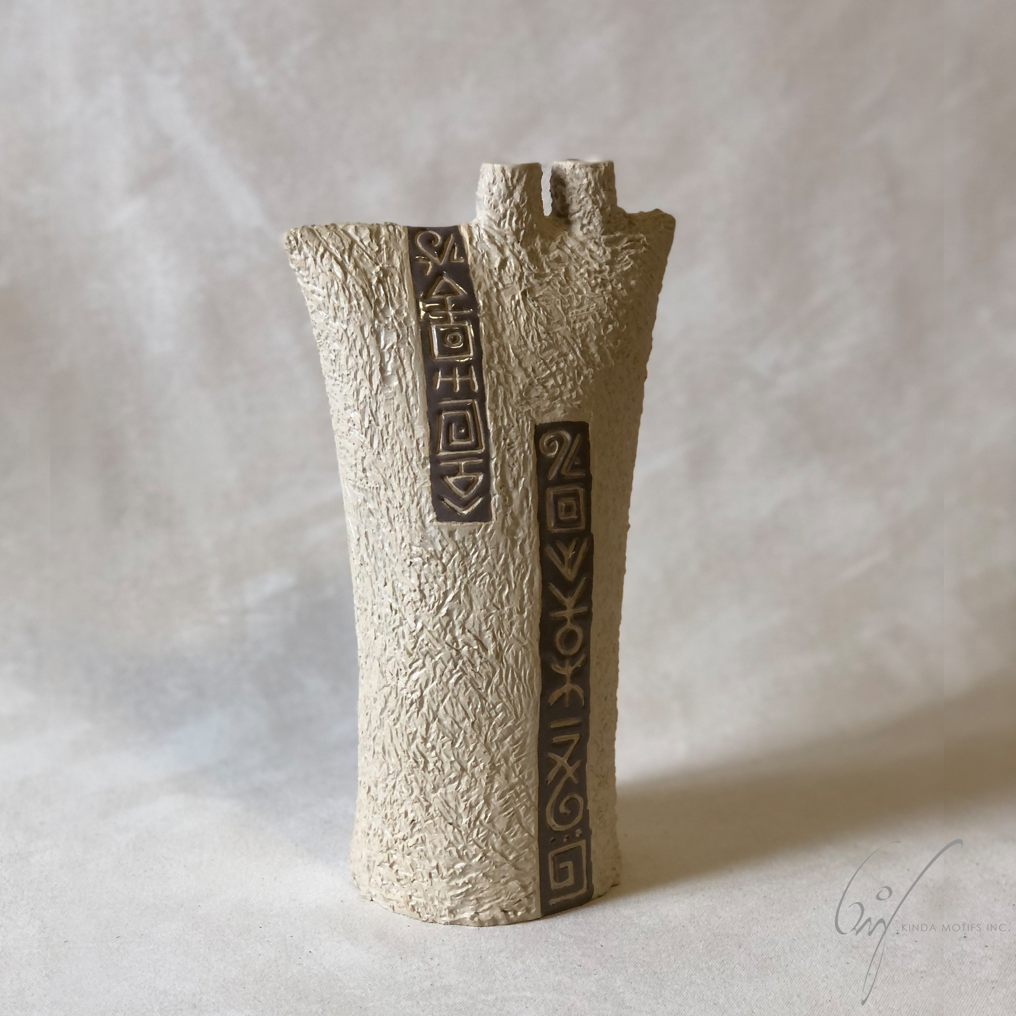 Handcrafted Textured Ceramic Vases