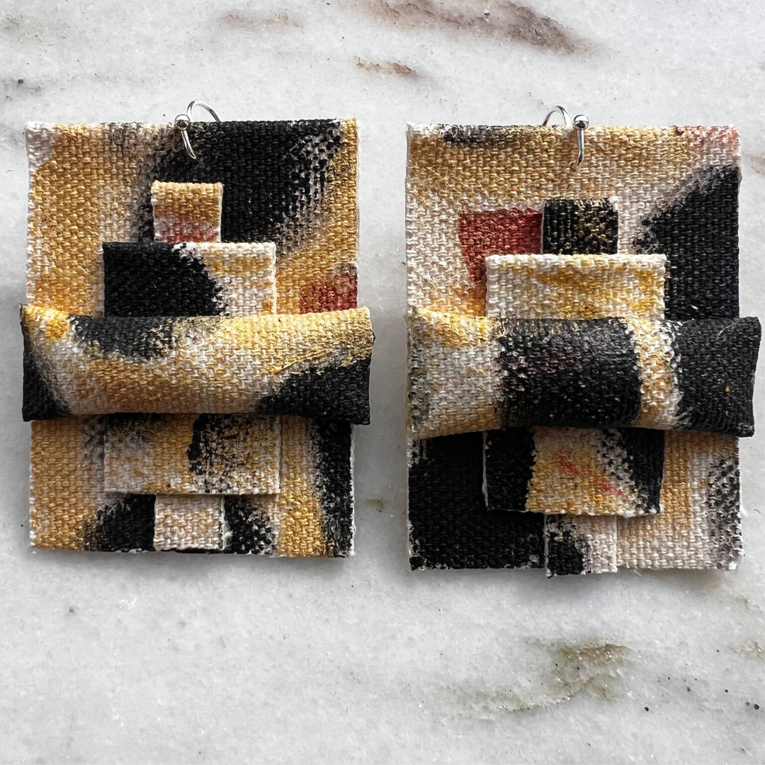 3D Art Print Earrings (Style E)