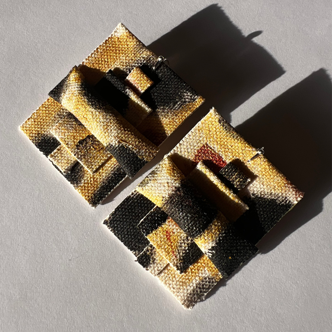 3D Art Print Earrings (Style E)