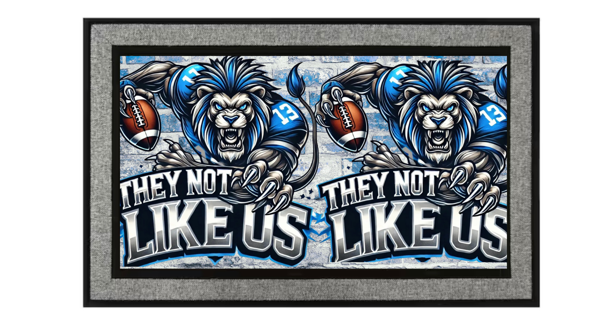 Detroit Lions Inspired DoorMat