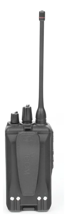 Radio portátil IC-F4003 ICOM UHF / Batería 2250 mAh extrema duración / 400-470 MHz / 5W De Potencia / Bocina de 1500mW Mas Potente/ , 16 canales. Incluye: batería, cargador, antena, tapa de accesorios y clip.