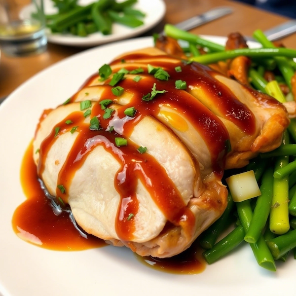 Pechuga de Pavo en Salsa Tamarindo