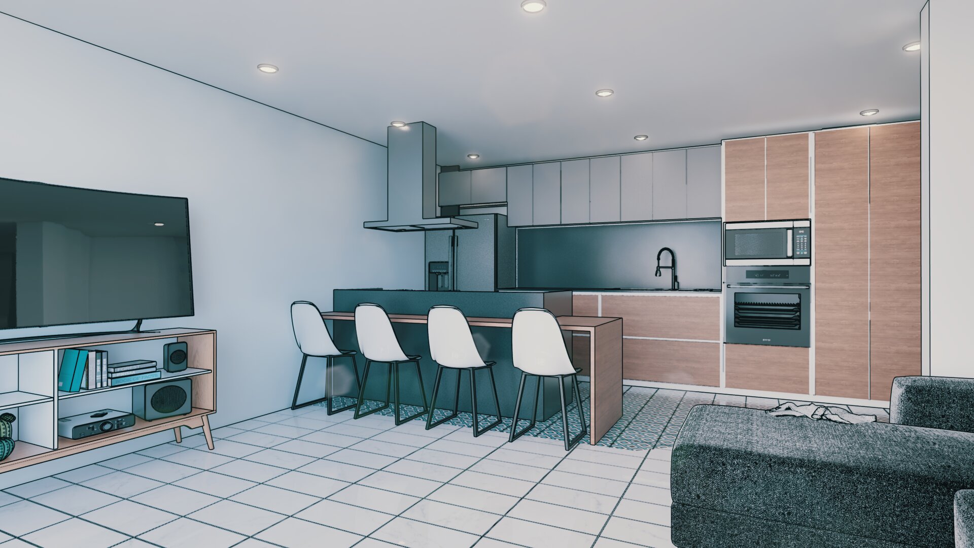 Separar Apartamento 102.00 m² - Modelo A