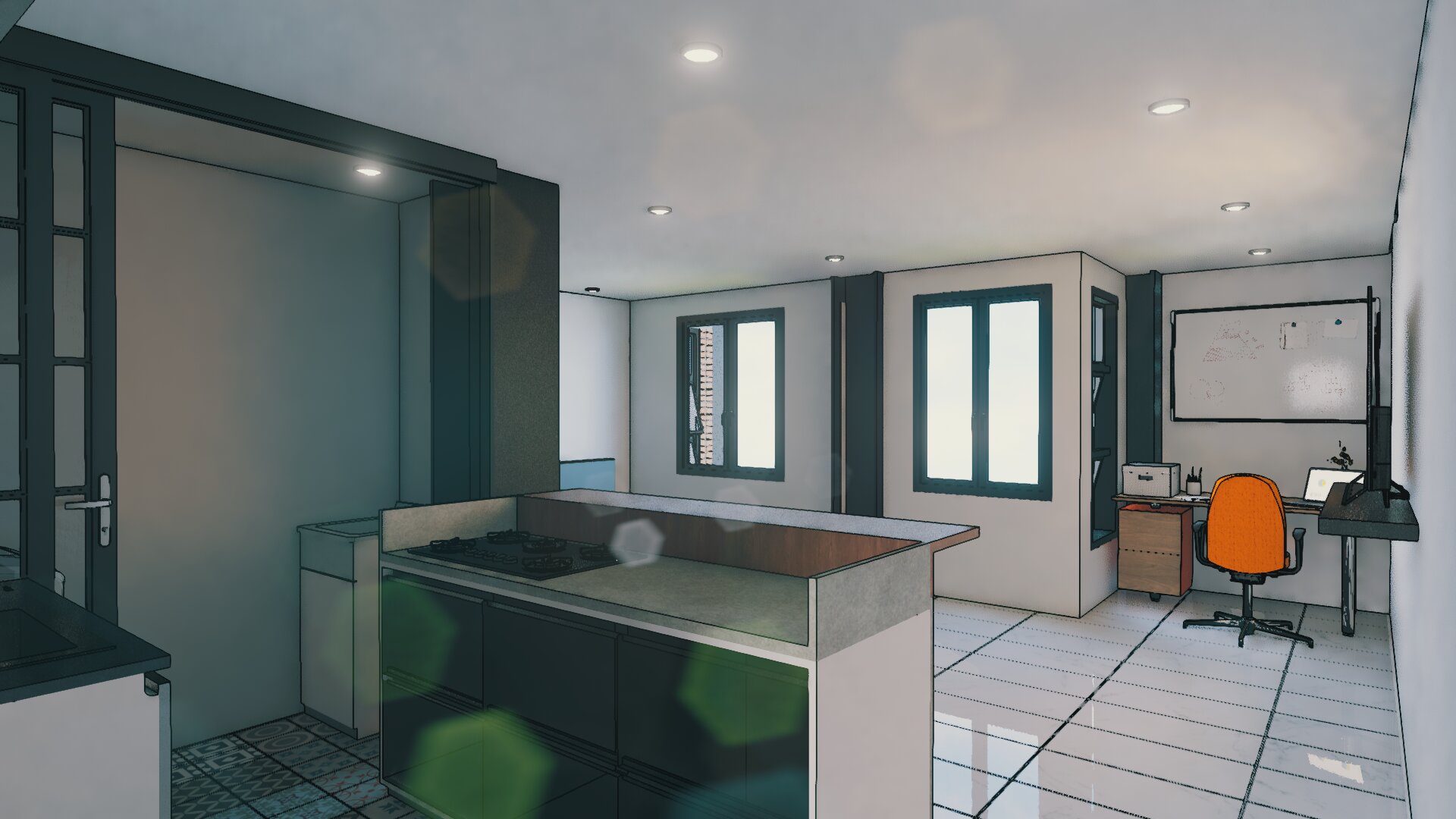 Separar Apartaestudio - 36.65 m² - Modelo D