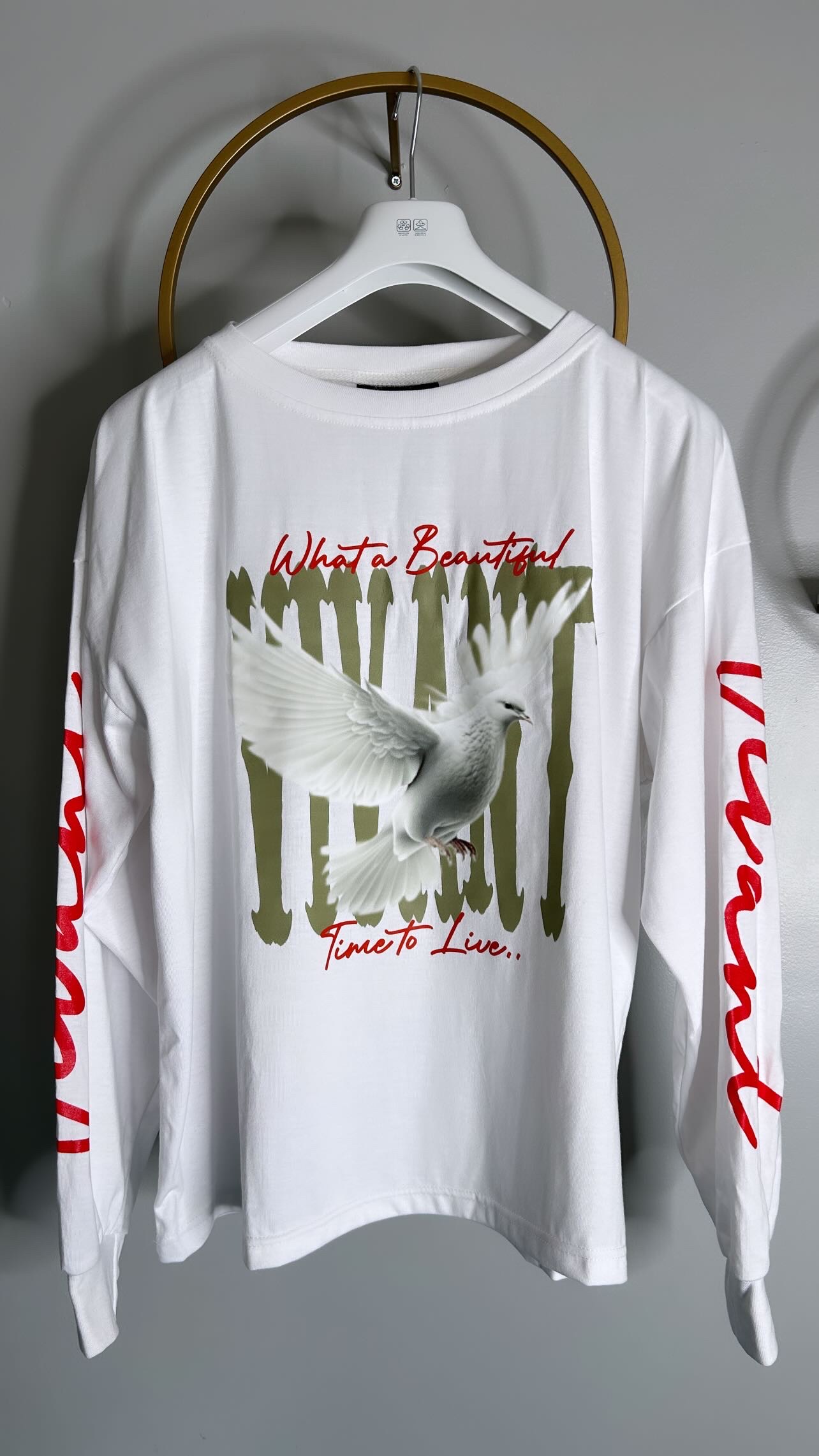 Dove Longsleeve Shirt (White)