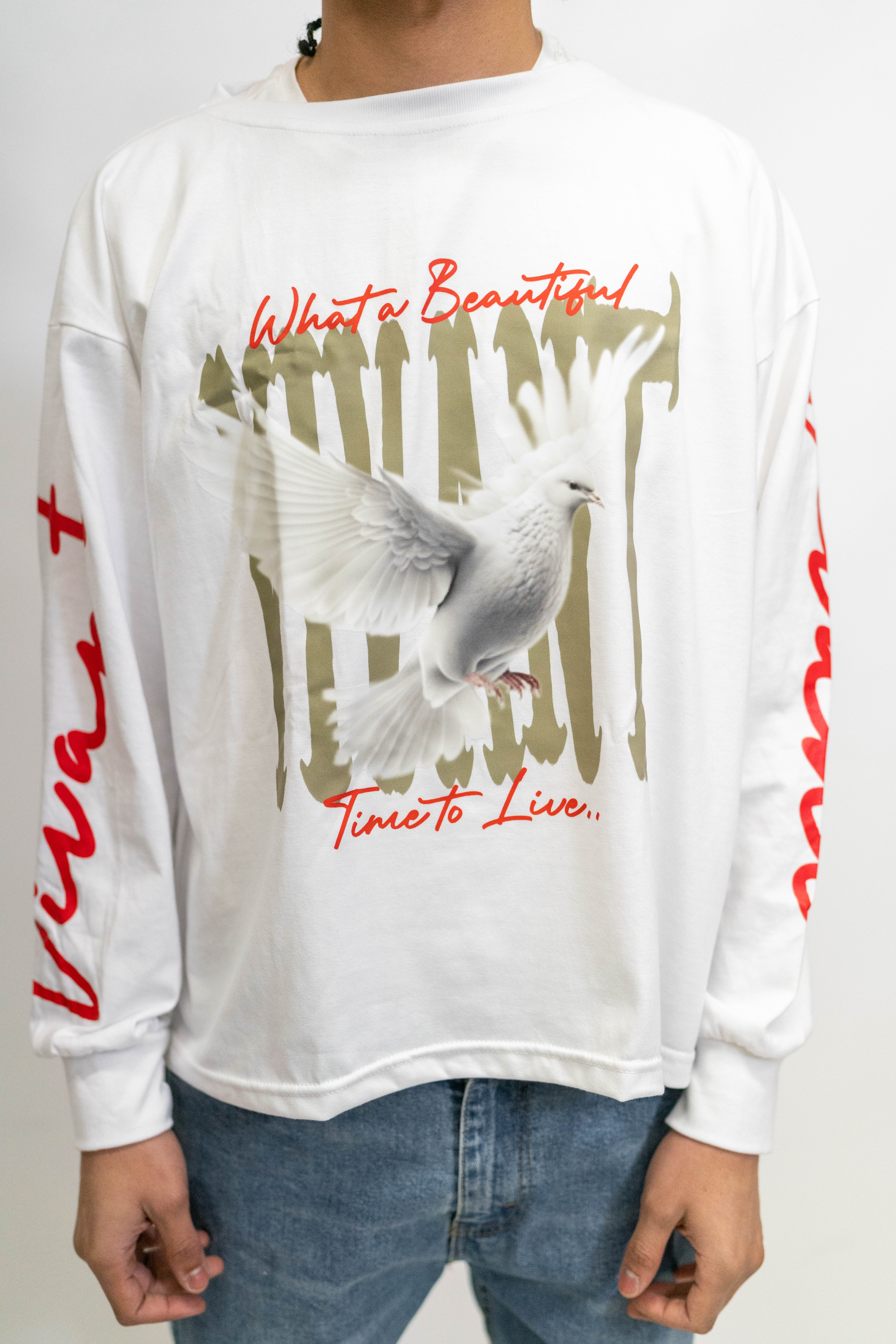Dove Longsleeve Shirt (White)