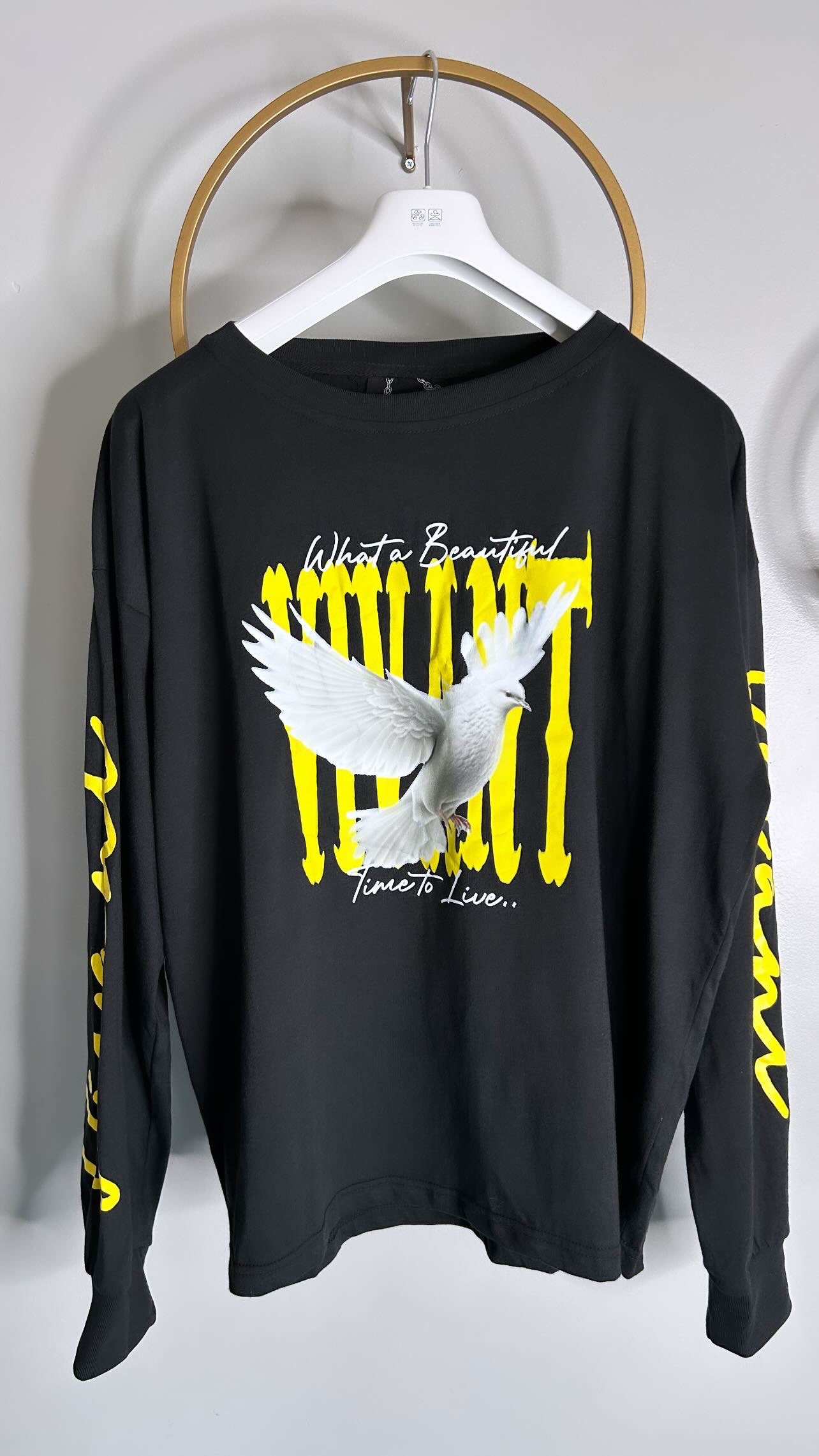 Dove Longsleeve Shirt (Black)