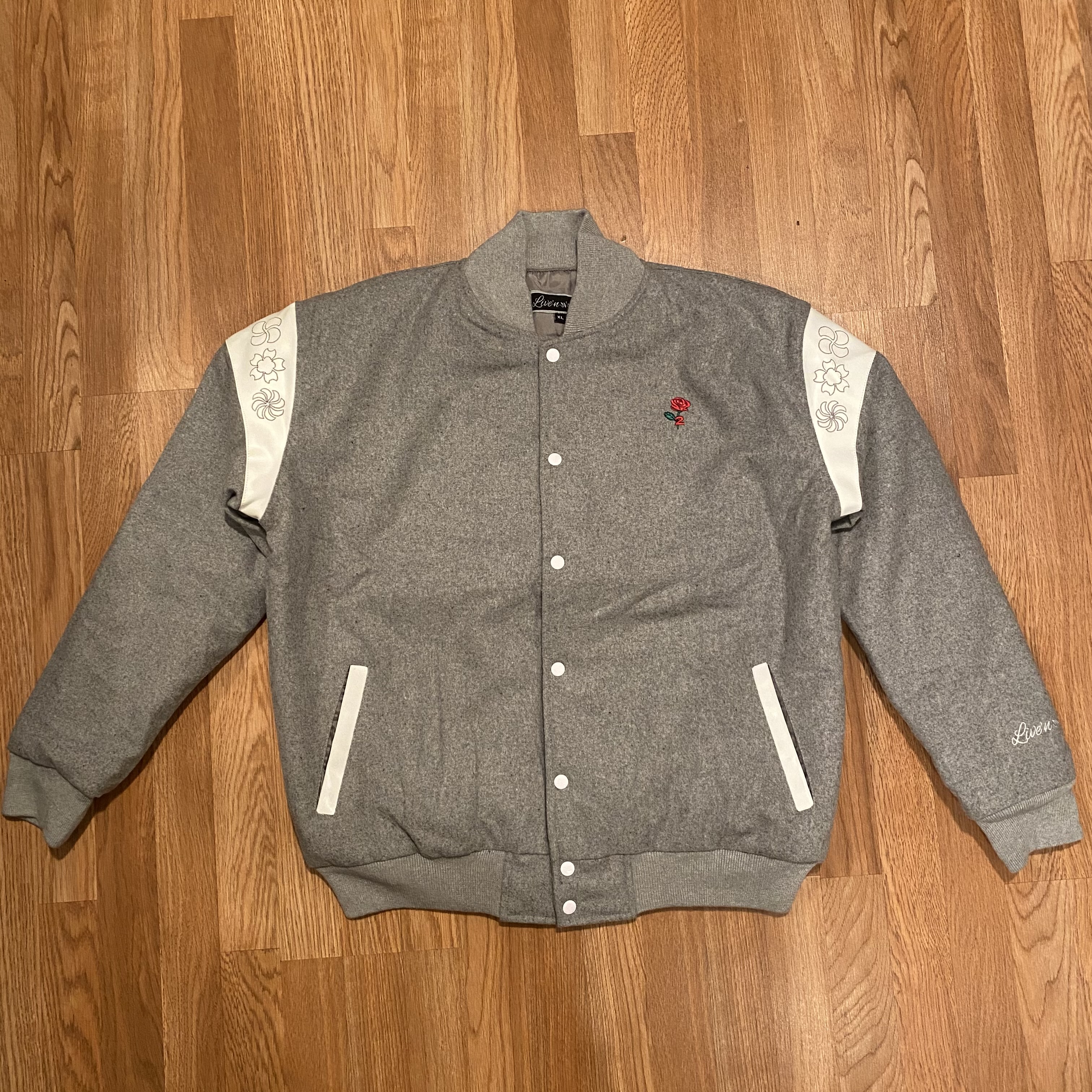 Grey Varsity Jacket (n’eviL)