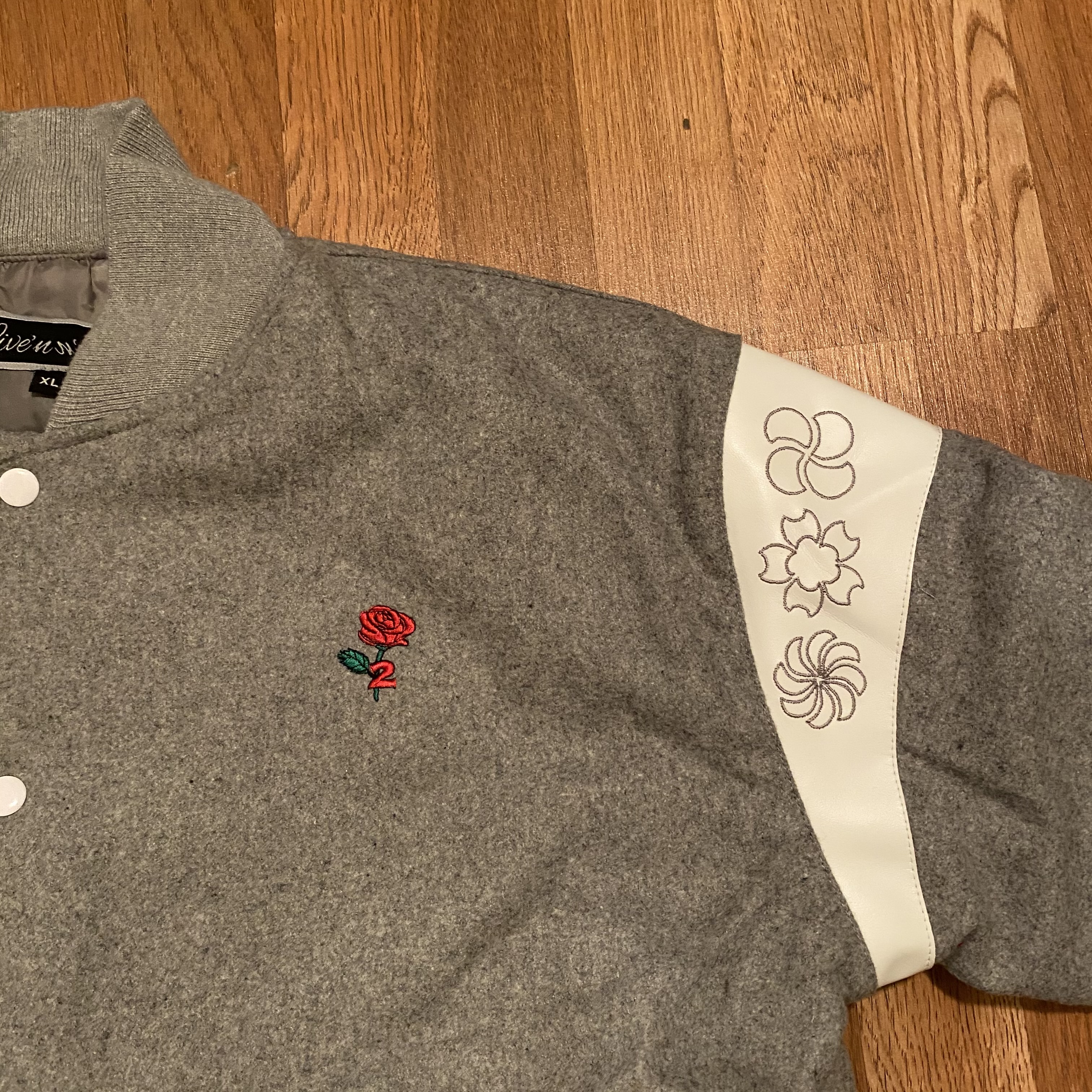 Grey Varsity Jacket (n’eviL)
