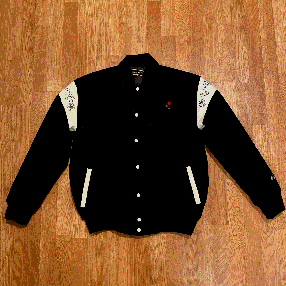 Black Varsity Jacket (n’eviL)