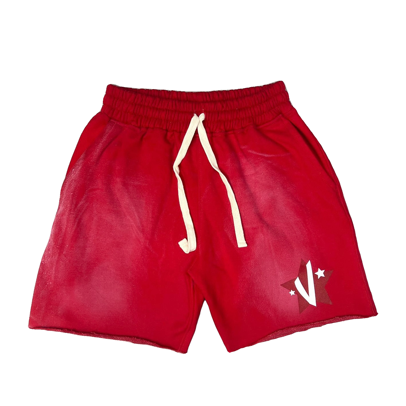 Red Sweatshorts 