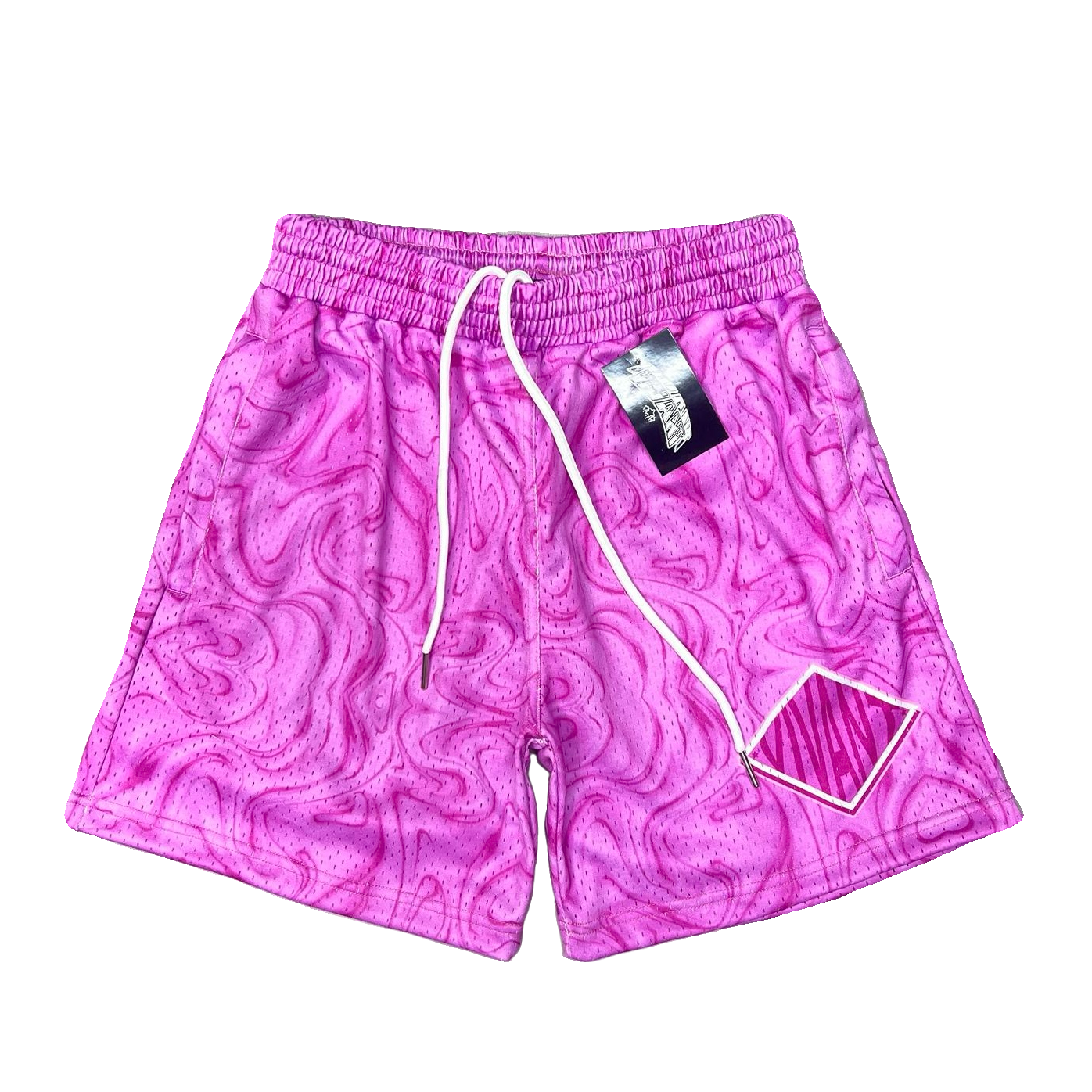 Pink Mesh Shorts 