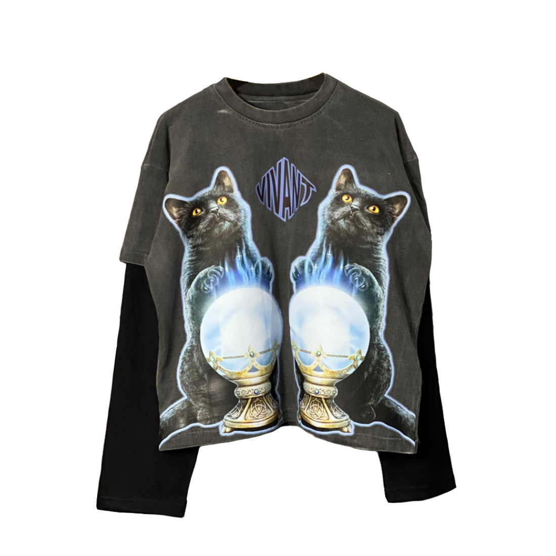 Black Cat Longsleeve Shirt 