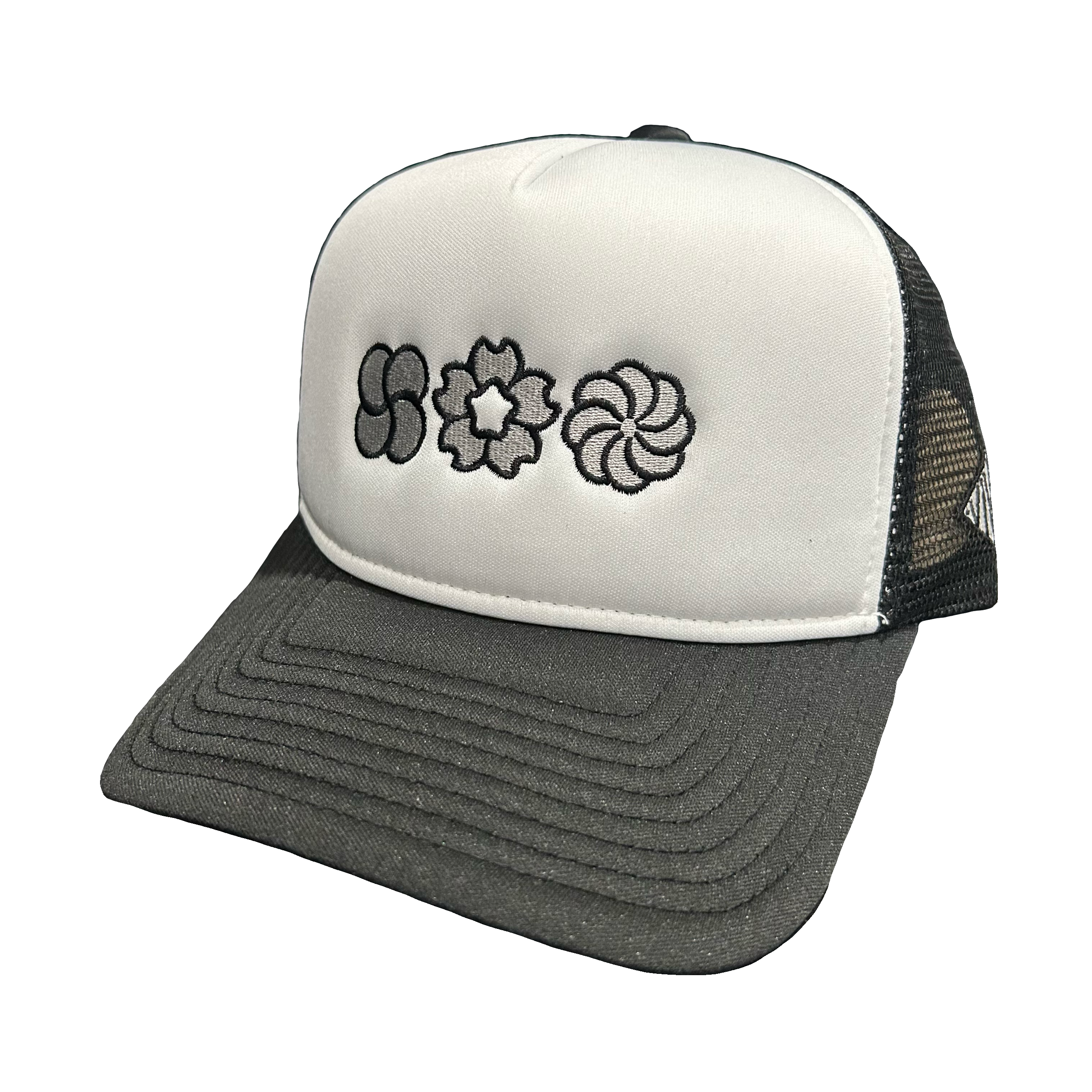 Black/White Trucker