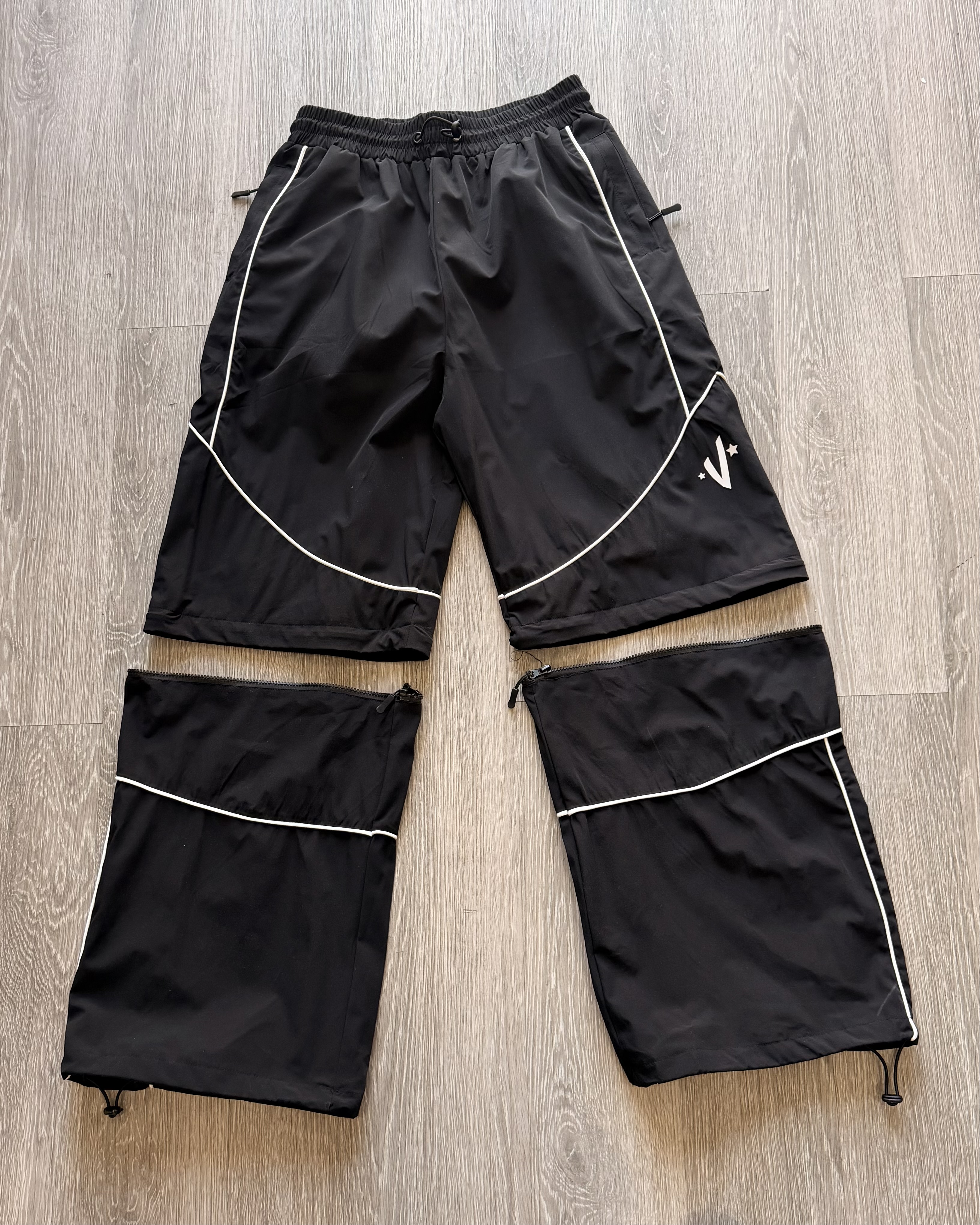 Black Track Pants/Shorts