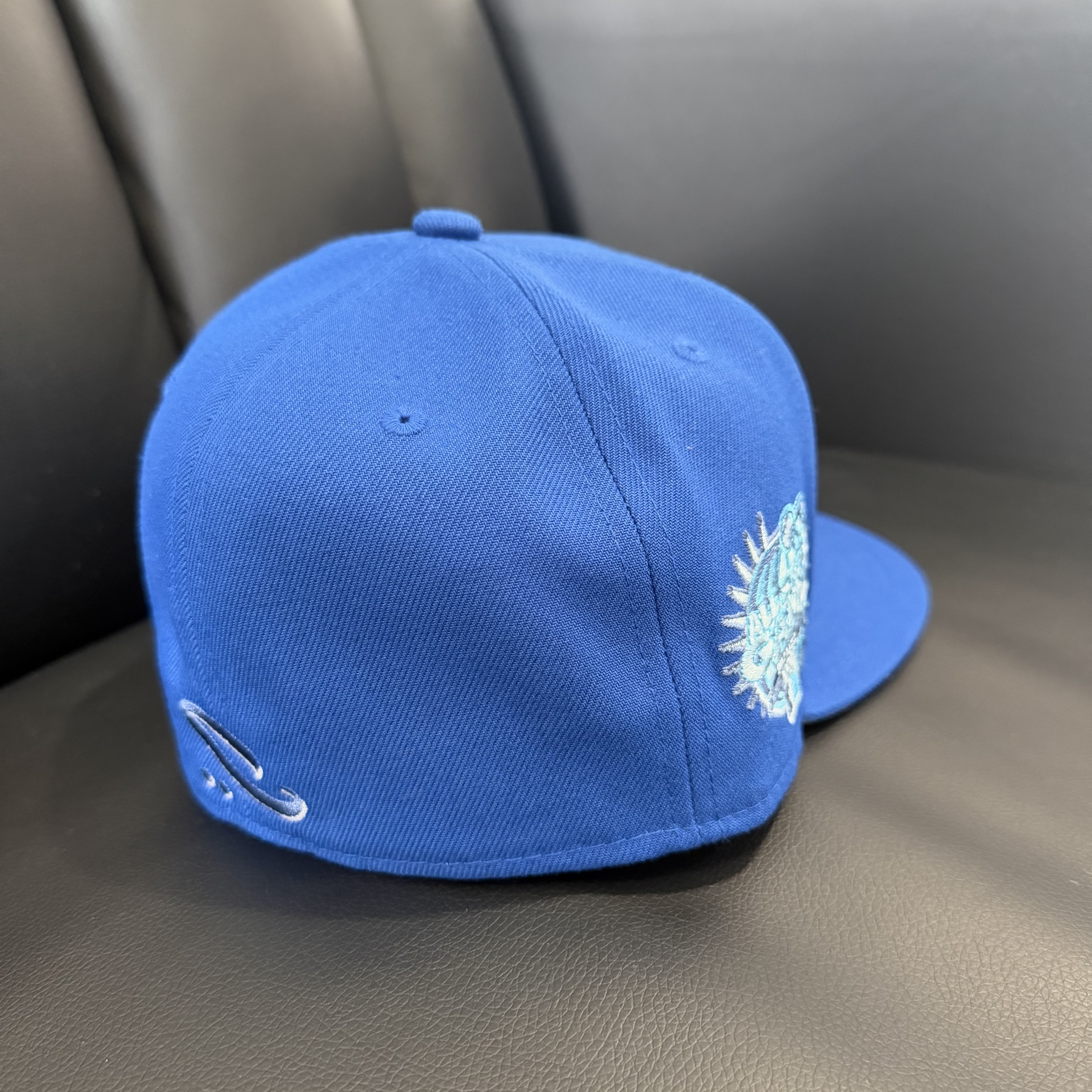 Blue fitted
