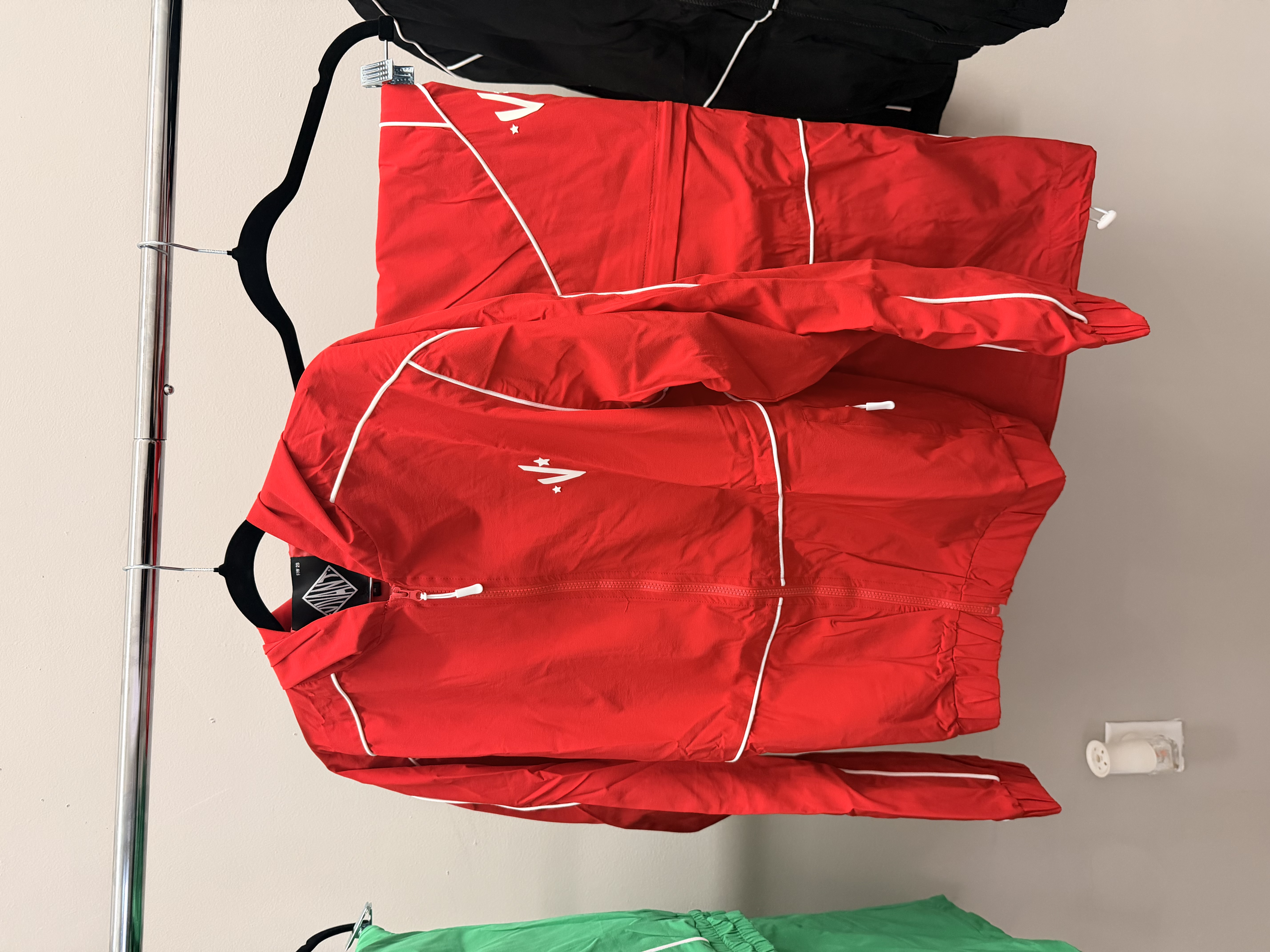 Red Track Pants/Shorts