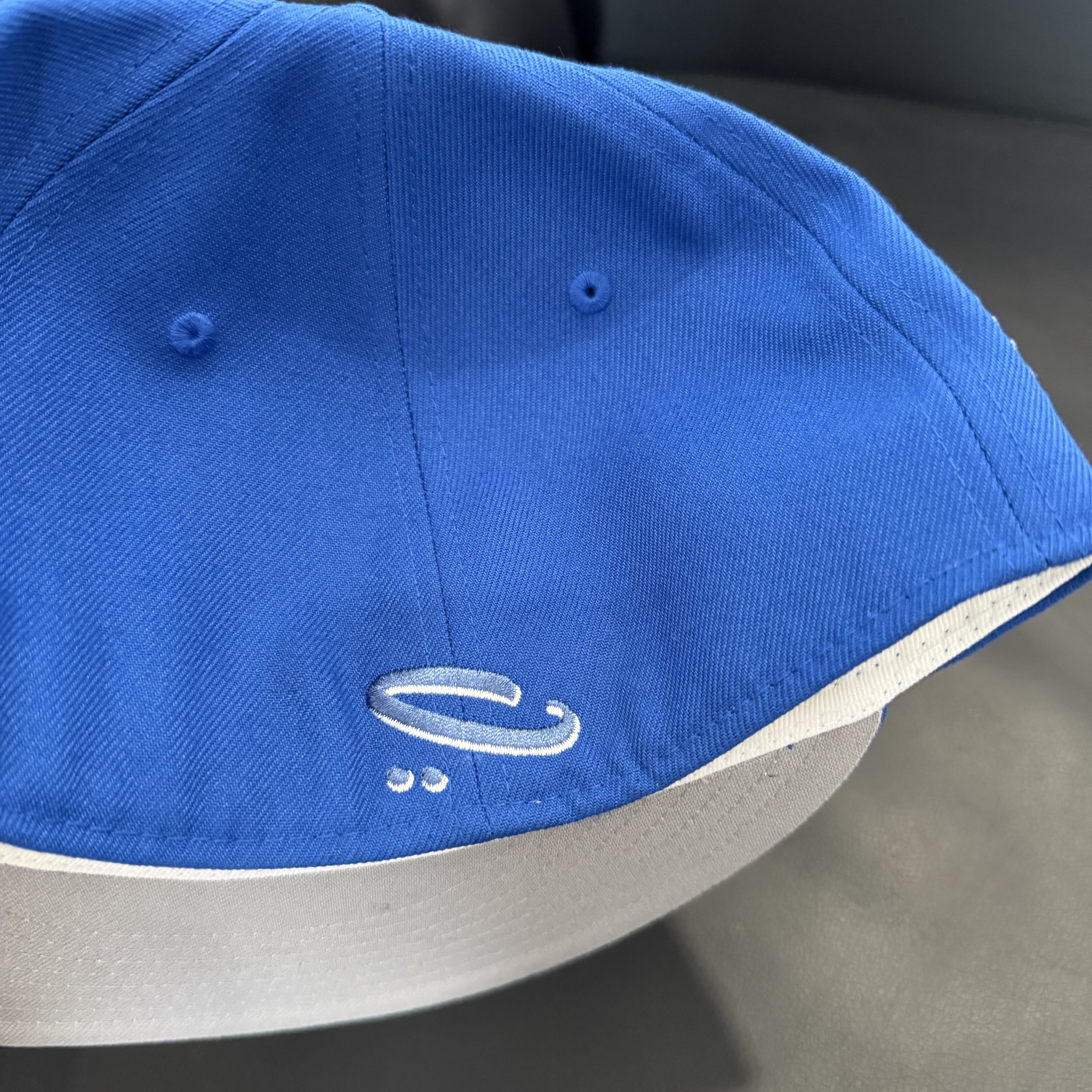 Blue fitted