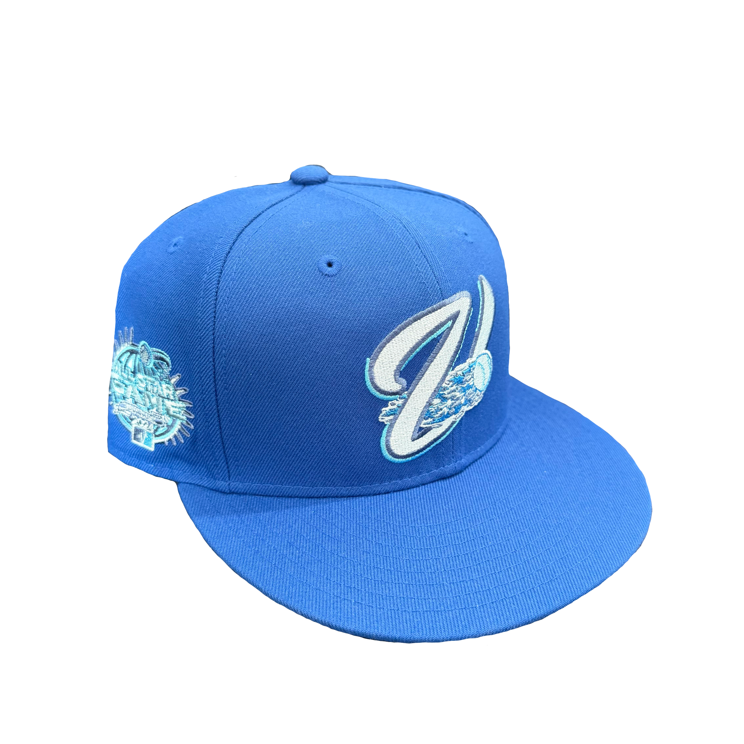 Blue fitted