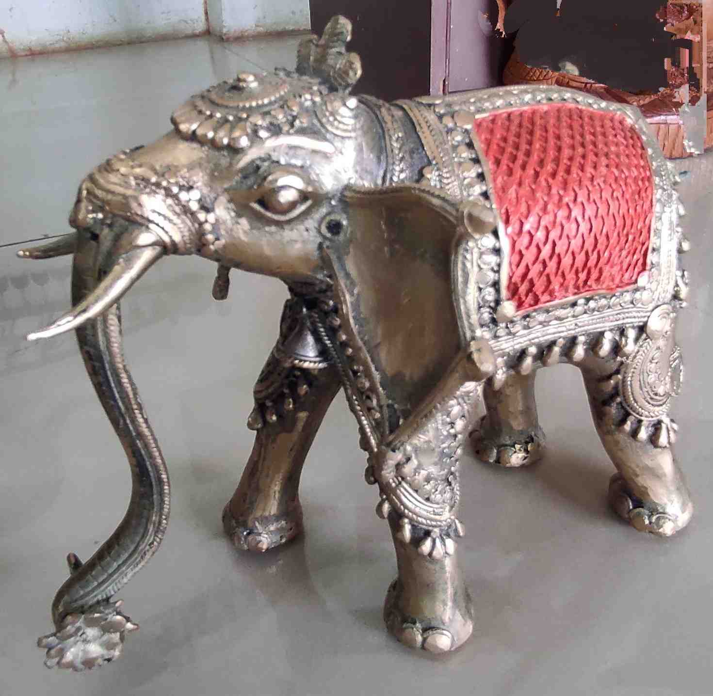Brass Elephant Statue