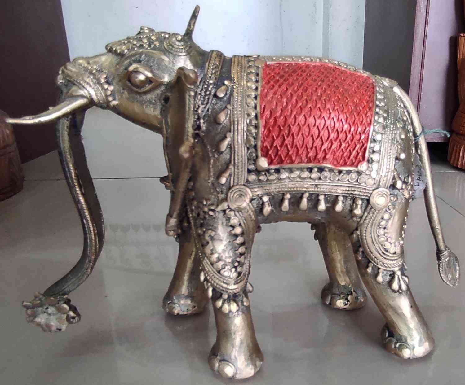 Brass Elephant Statue