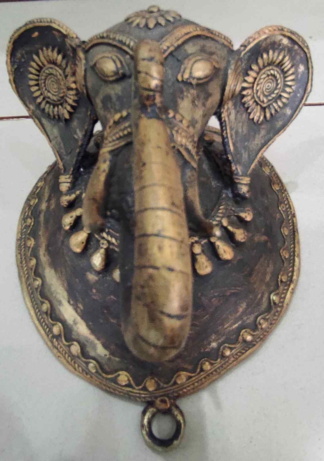 Brass Elephant Wall Hanging