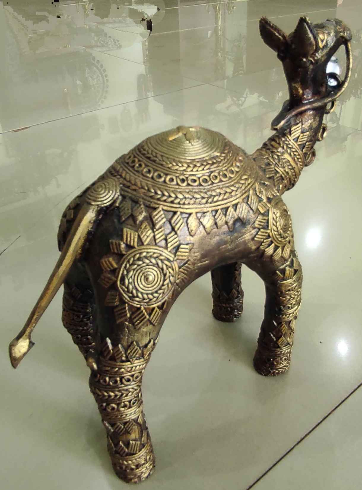 Handcrafted Brass Camel - Standing