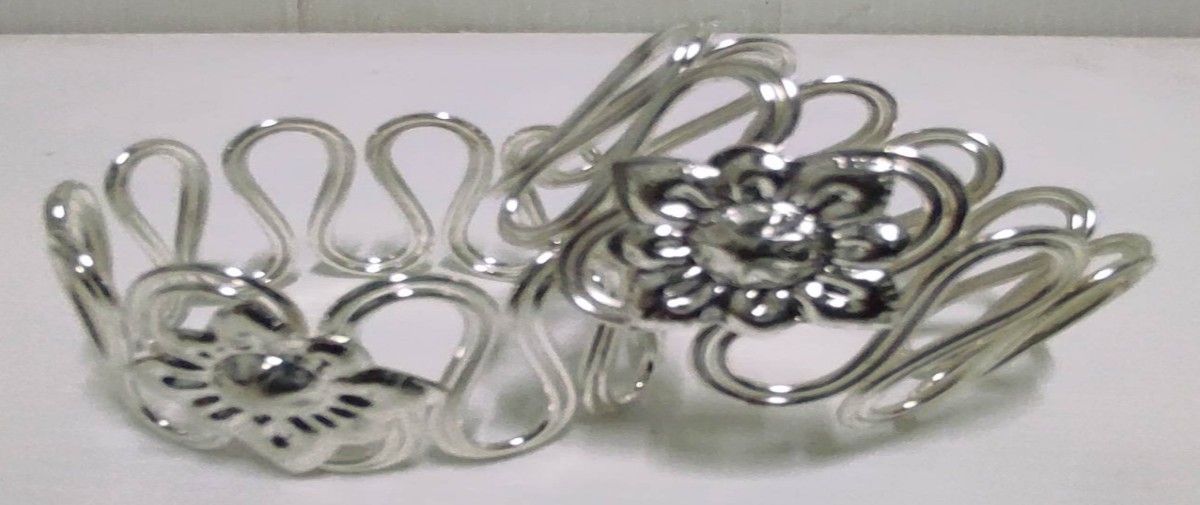 Tribal Mesh Cuff Bracelet – Adjustable Boho Arm Bangle
