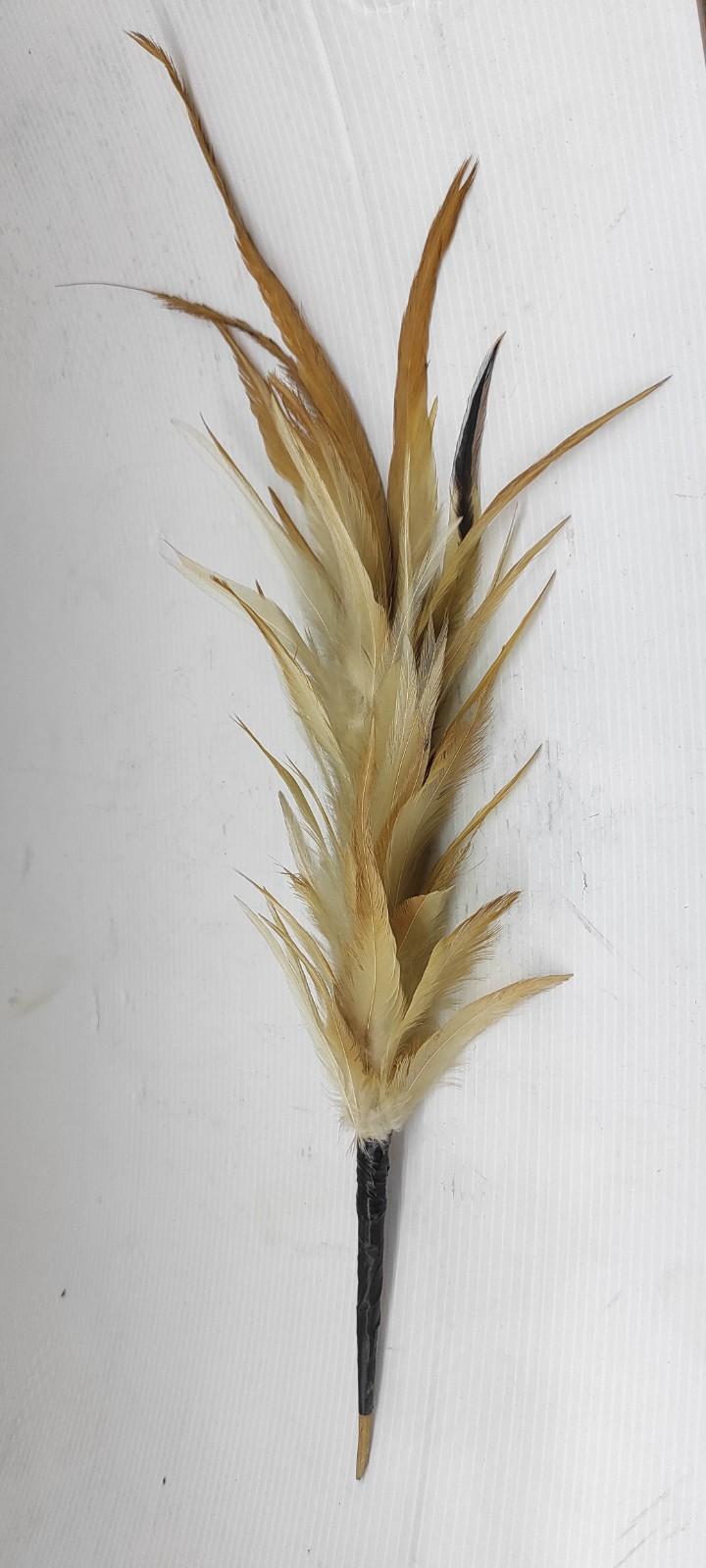 Tribal Feather Hair Bunch – Handcrafted Ethnic Hair Accessory