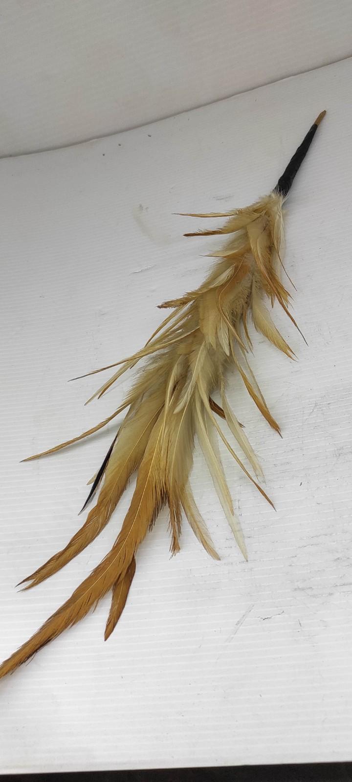 Tribal Feather Hair Bunch – Handcrafted Ethnic Hair Accessory