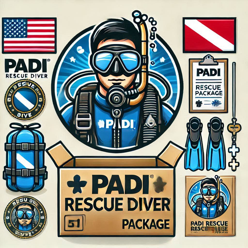 PADI Rescue Diver Safety Package (Rescue, EFR & O2 Provider)