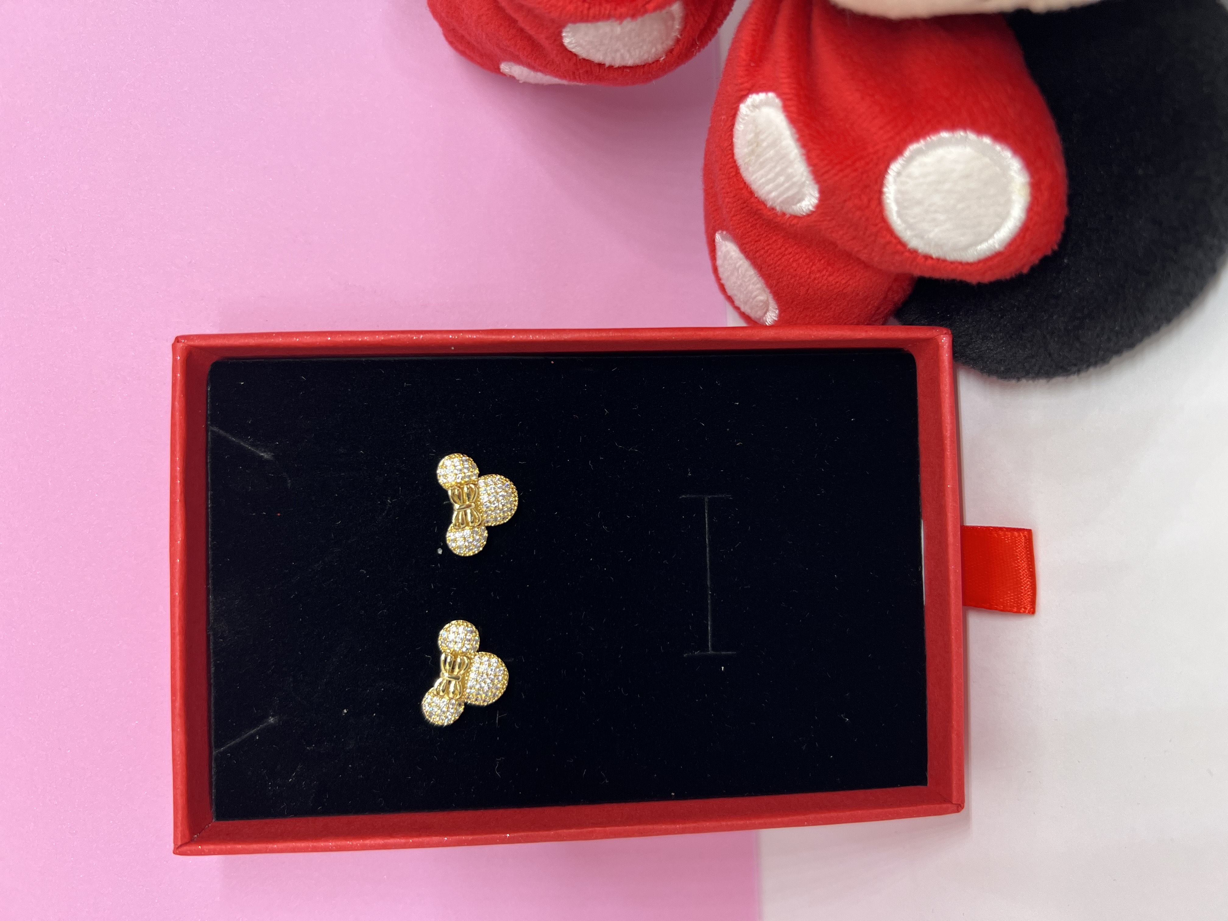 Pink Aurora Head Mouse Jewelry Set for Little Girls