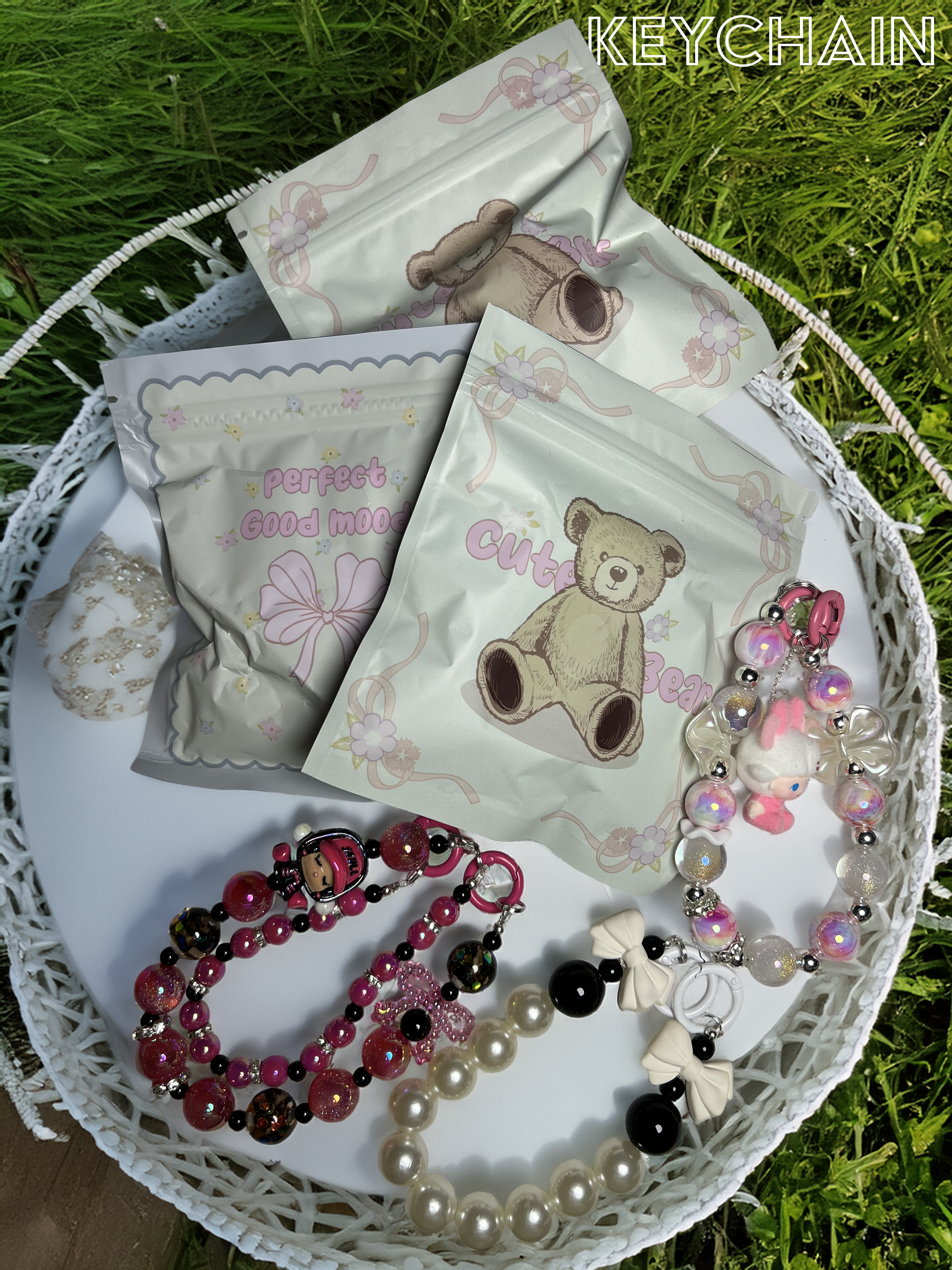 Mystery Bag Handmade Beaded Keychains