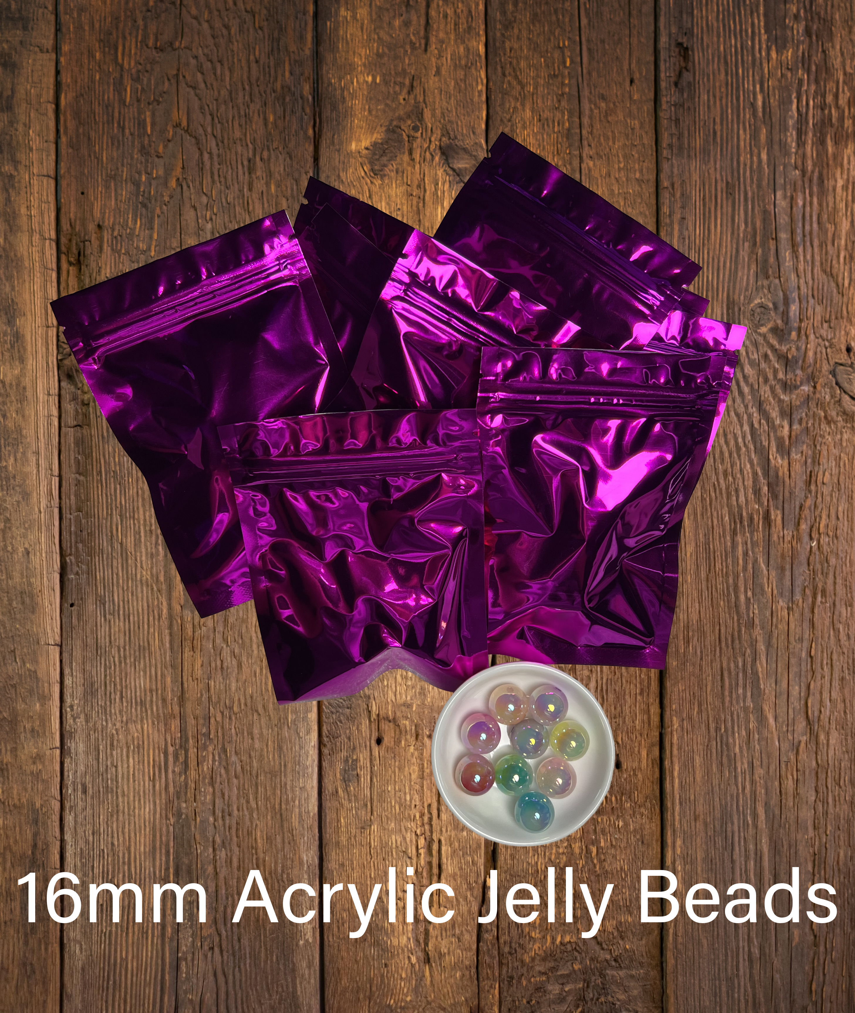 Mystery Bags - 16mm Acrylic Jelly Beads