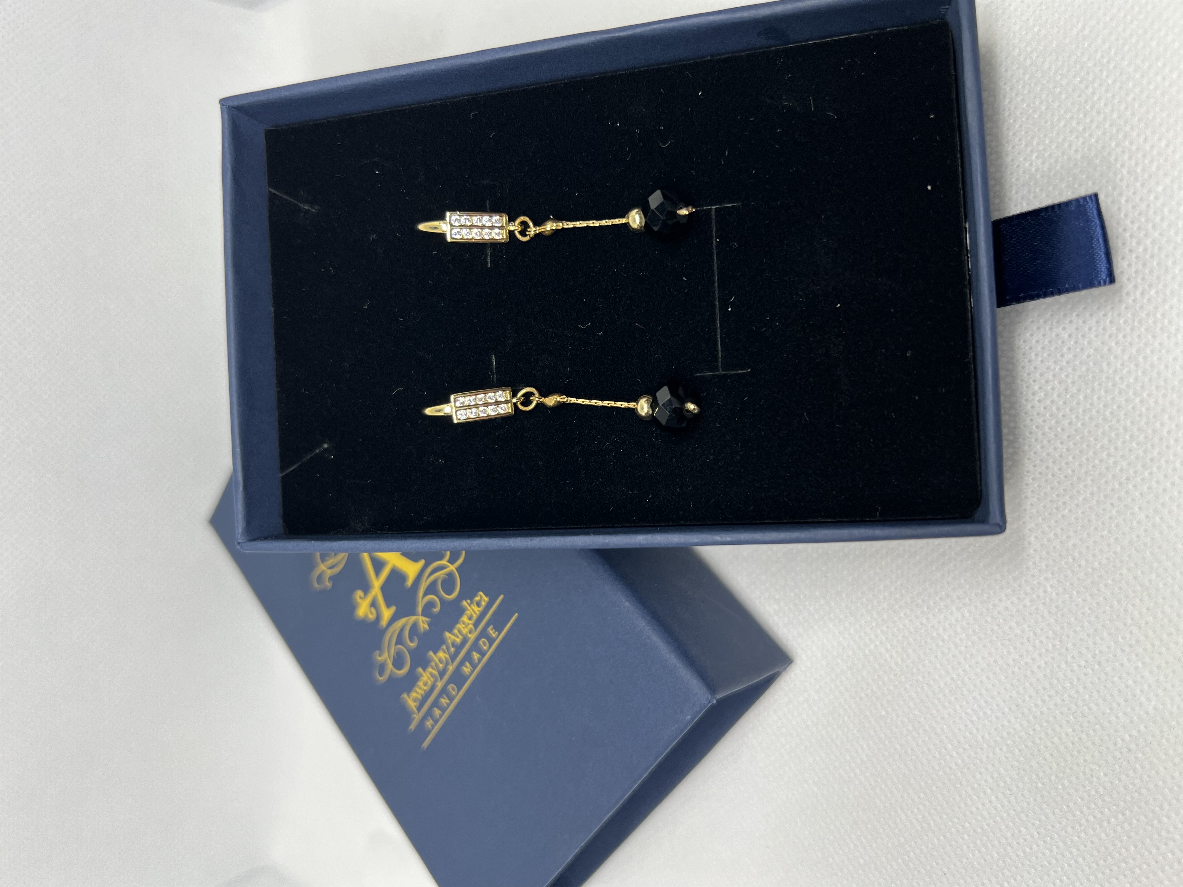 Elegant Black crystal Beads Jewelry Set